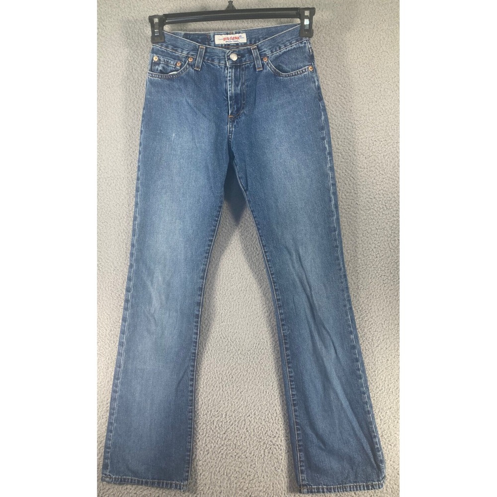 Vintage Big Star & Co Jeans Women's‎ 25x30 Blue Straight Leg Mid-Rise Y2K Style